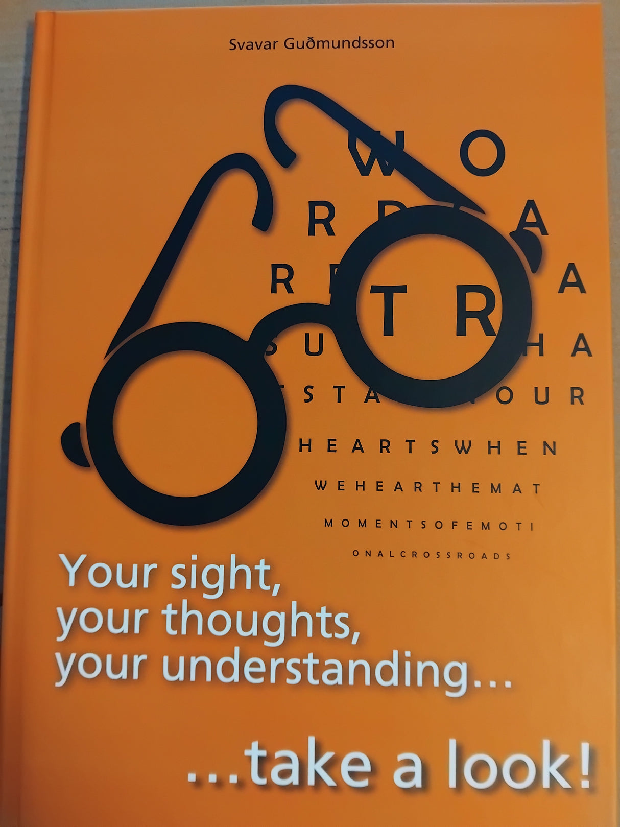Your sight, your thoughts, your understanding ... take a look. Orange book.