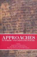 Approaches to Nordic and Germanic Poetry
