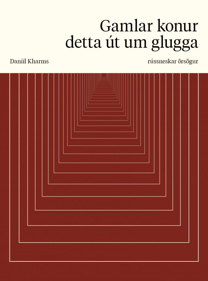 Gamlar konur detta út um glugga
