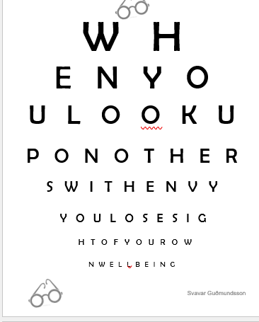 Your sight, your thoughts, your understanding. Green book.