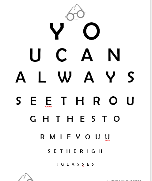 Your sight, your thoughts, your understanding ... take a look. Orange book.